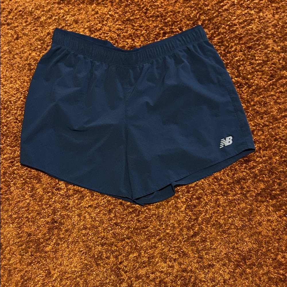 New Balance Women's Dark Blue Athletic Shorts